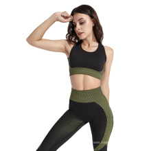 2021 Women Yoga set High waist seamless summer short crop top running gym fitness lady legging long sleeve sportwear